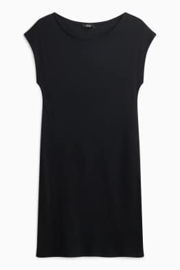 Bodycon-jurk - fijn geribd