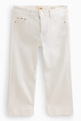 Jeans capri - talie medie - slim fit