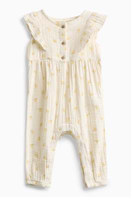 Citrons - combinaison bébé - texturée