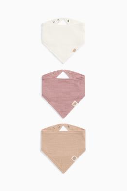 Multipack 3er - Teddybär - Baby-Dreieckstuch