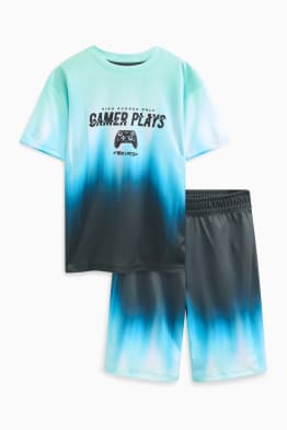 Gamer - ensemble - T-shirt et short - 2 pièces