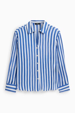 Hemdbluse - gestreift