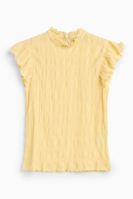 T-shirt - regular fit - smocked