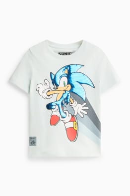 Sonic - Kurzarmshirt - Glanz-Effekt