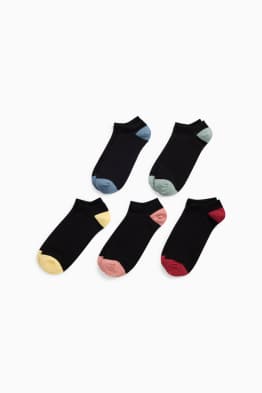 Lot de 5 paires - socquettes de sport