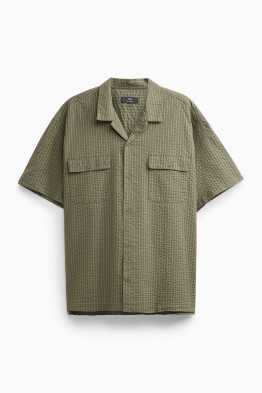 Camisa - relaxed fit - coll solapa