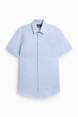 Chemise - regular fit - col kent - sans repassage - à motif