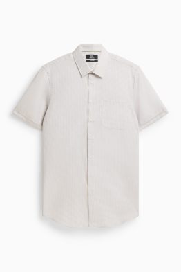 Košile - regular fit - kent - s nežehlivou úpravou - se vzorem