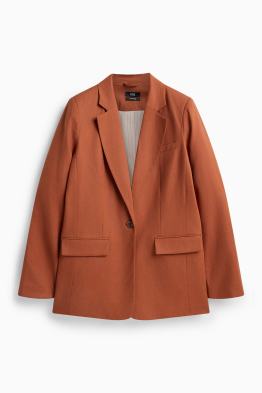 Business-Blazer mit Leinen-Anteil - Regular Fit