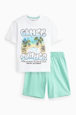 Gaming-Controller - Shorty-Pyjama - 2 teilig