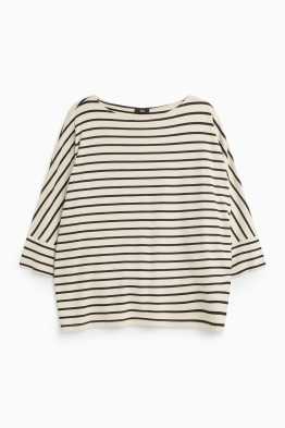 Longsleeve - regular fit - gestreept