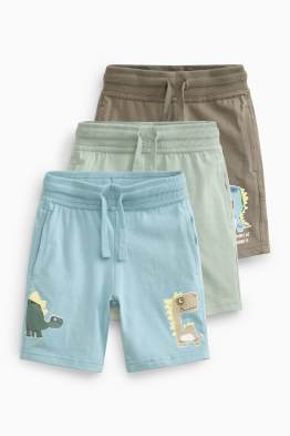 Lot de 3 - dinosaure - sweat en molleton