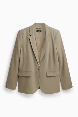 Blazer met linnengehalte - relaxed fit