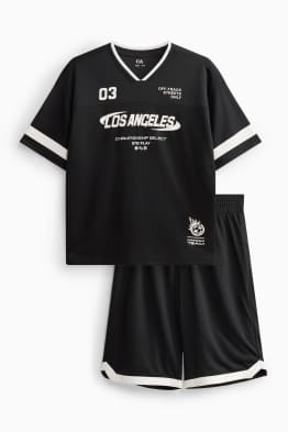 Los Angeles - Set - Kurzarmshirt und Shorts - 2 teilig