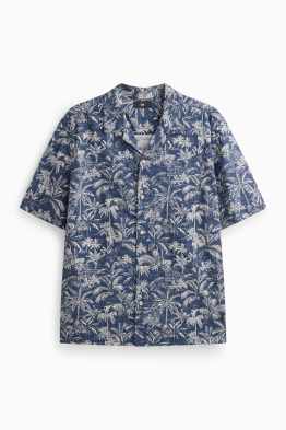 Cămașă - regular fit - guler cu rever - cu model