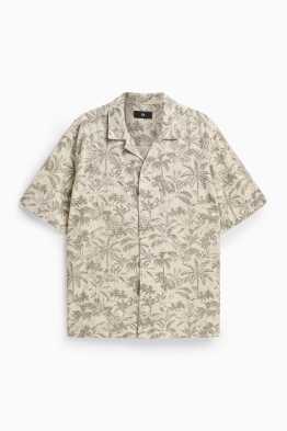 Cămașă - regular fit - guler cu rever - cu model