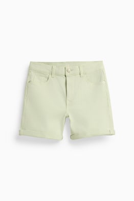 Jeans-Shorts - Mid Waist