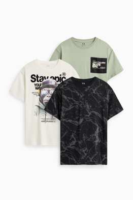 Multipack 3er - Gorilla - Kurzarmshirt