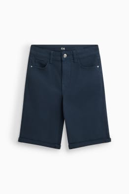 Jeans-Bermudas