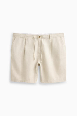 Shorts - Leinen-Mix