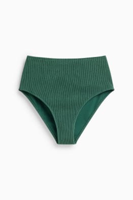 Bikini bottoms - high waist - textured