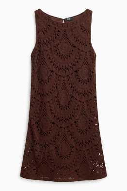 Vestito in pizzo crochet - tessuto tramato