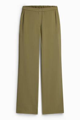 Stoffhose - High Waist - Wide Leg