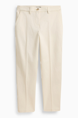 Pantalons de tela - mid waist - tapered fit