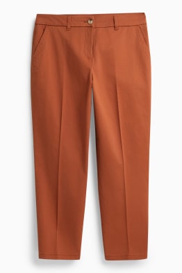 Pantalon - mid waist - tapered fit