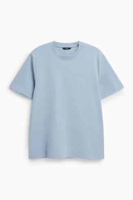 T-Shirt - Regular Fit - gerippt