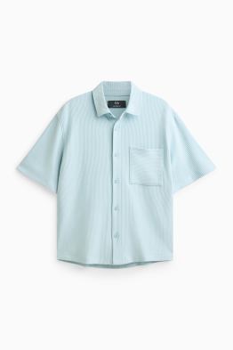 Cămașă - relaxed fit - guler Kent - reiată