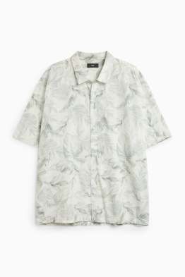 Koszula - teksturowana - wzorzysta