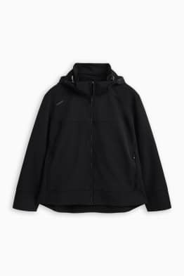 Veste à coquille souple avec capuche - déperlante