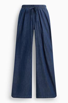 Umstandshose - Wide Leg - Jeans-Look