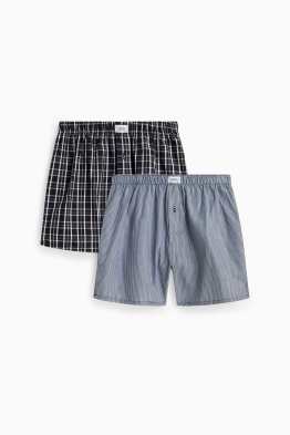 Set van 2 - boxershort - geweven