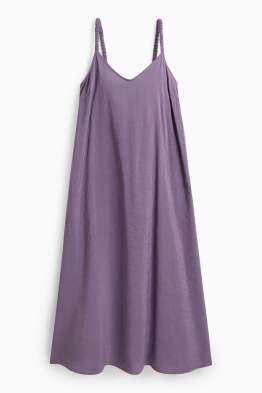 A-Linien Kleid mit V-Ausschnitt