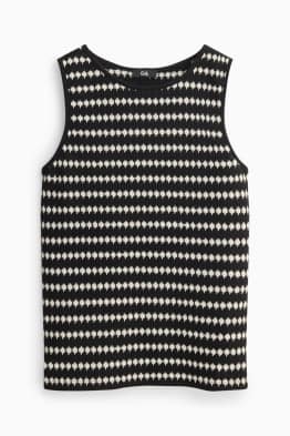 Top tricotat - cu dungi