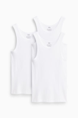 Paquet de 3 - samarreta interior - canalé fi