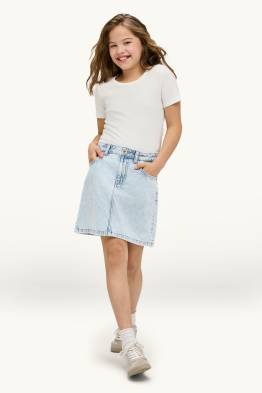 Sterne - Jeansrock mit Strasssteinen