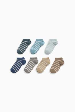 Multipack 7er - Sneakersocken - gestreift