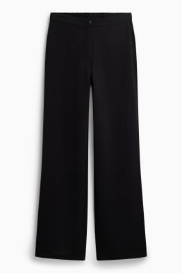 Stoffhose - High Waist - Wide Leg