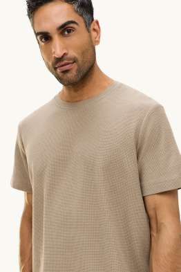 T-shirt - regular fit - finition texturée