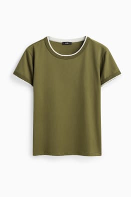 T-shirt - regular fit - effetto sovrapposto
