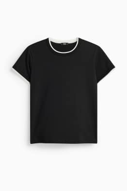 T-shirt - regular fit - effetto sovrapposto