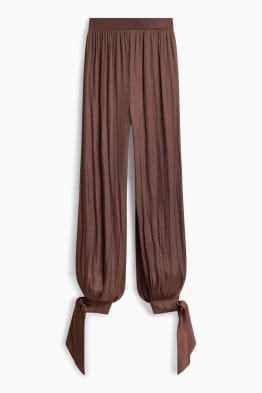 Stoffhose - Mid Waist - Balloon Fit