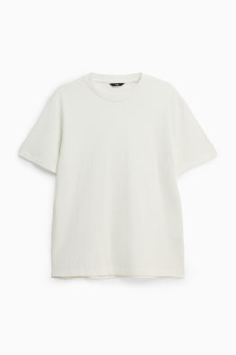 T-shirt - regular fit - ribbed
