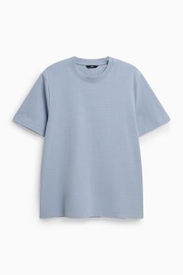 T-shirt - regular fit - w prążki
