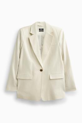 Americana de oficina con parte de lino - regular fit