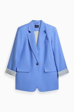 Blazer de bureau avec teneur en lin - regular fit