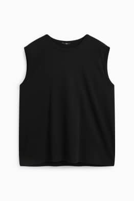 Top bez rękawów